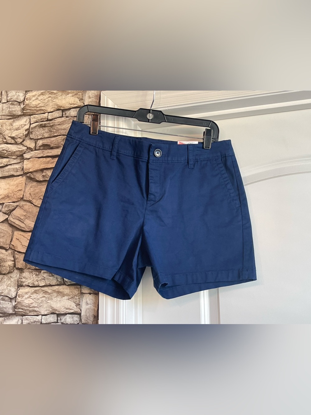 Liz Claiborne Navy Blue Women's Chino Shorts Sz 10P NWT